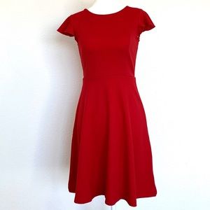 NWOT Red Flared Dress